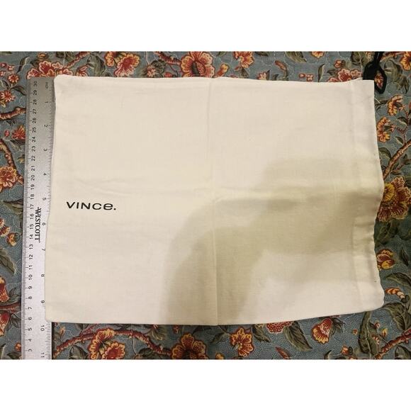 VINCE DUST BAG 9.5 X 12” Cotton Canvas Drawstring - Picture 2 of 5